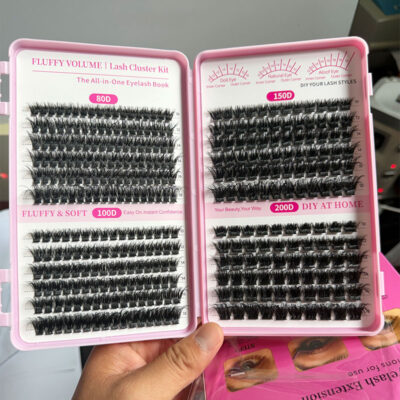 Thick and fluffy false eyelashes